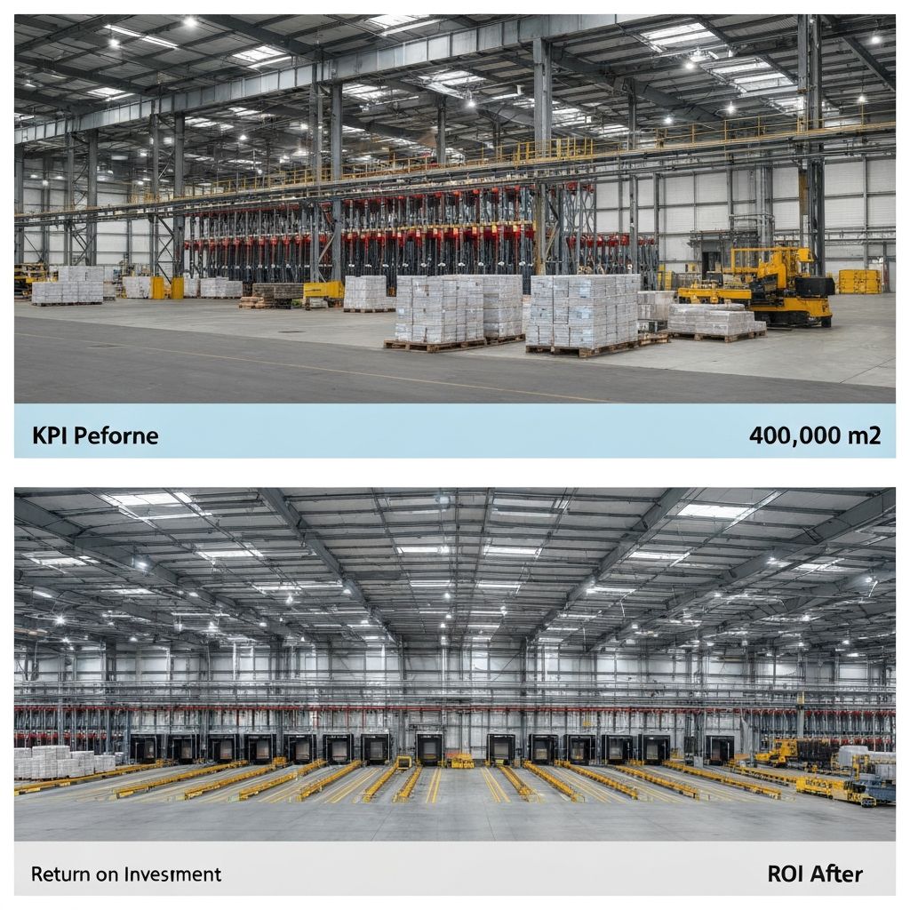 40,000 m² Industrial Project: Measuring the Direct ROI of Professional Project Management on Schedule and Cost Performance