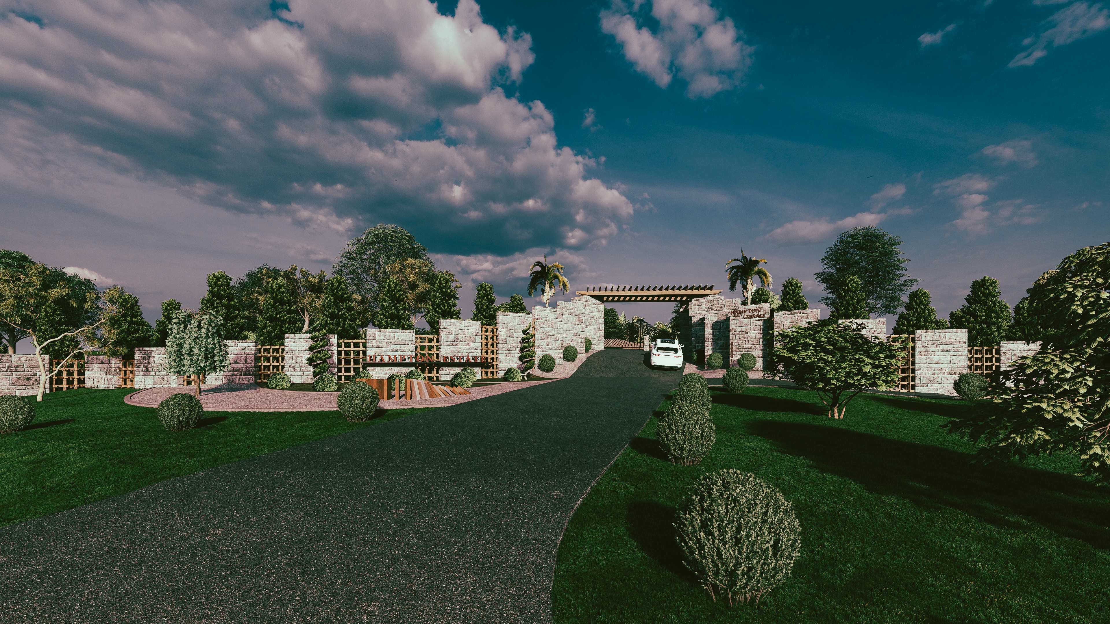 Full Entrance Complex View